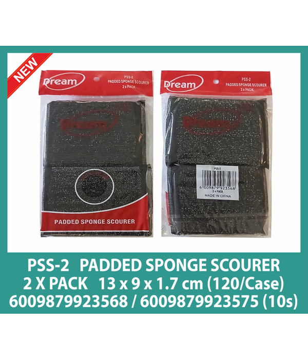 PADDED SPONGE SCOURER